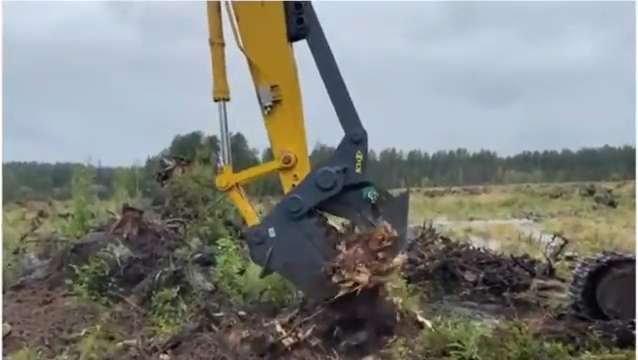 Корчеватель пней Raptor3 для экскаваторов