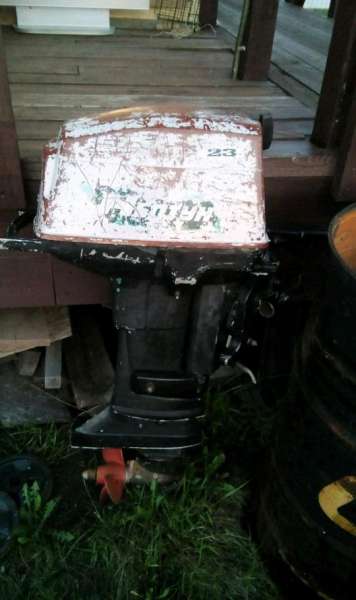 Лодочный мото б/у нептун 23