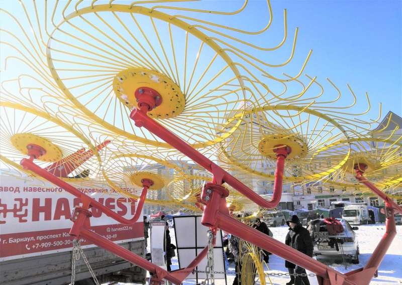 Грабли харвест на мтз (6 метров, спица 7 мм)