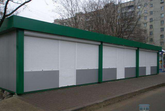 Торговый павильон/торговые ряды 15х3 м