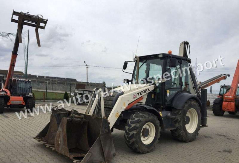 Экскаватор погрузчик terex 860