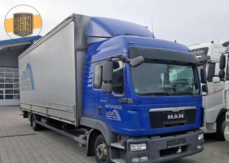 MAN TGL 12.250, штора-борт 20 палет, гидролифт