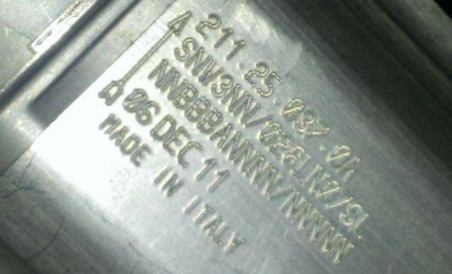 Насос шестеренный 211.25.037.0A SNW3NN/026LN 07SL