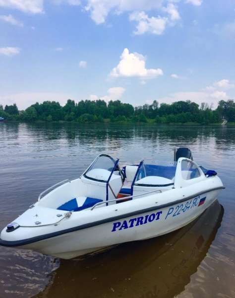 Катер Патриот 470 с мотором Меркури 60 л.с. 4 такт