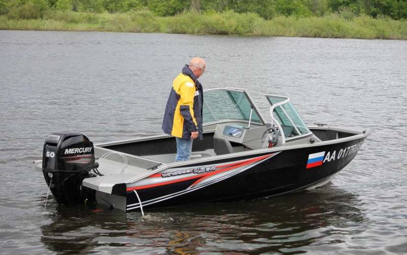 Моторная лодка windboat 46 EVO