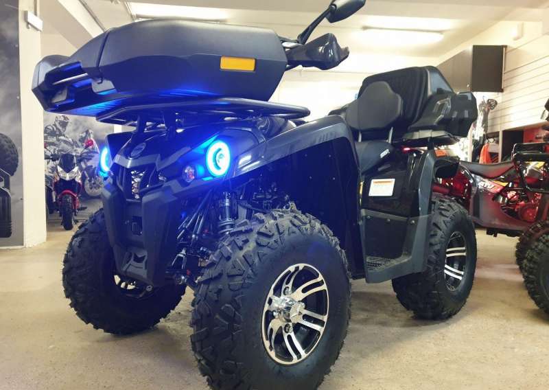 Квадроцикл Mikilon ATV200 Black + шлем