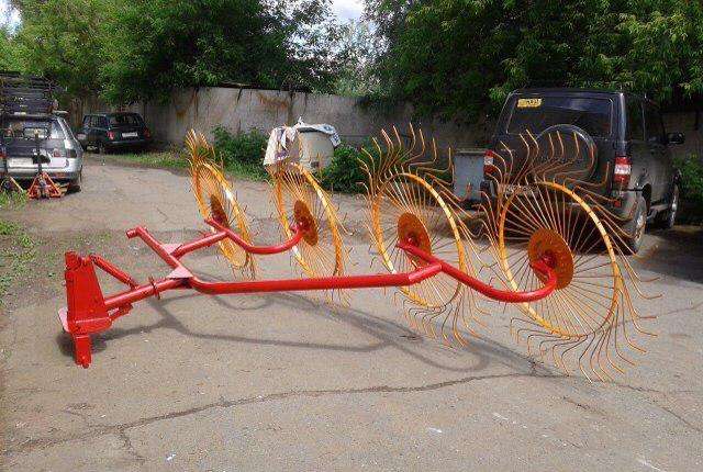 Грабли ворошилки 4 колесные Российские
