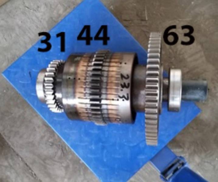 Вал АКПП ZY265 с количеством зубьев 63-44-31 ZL20