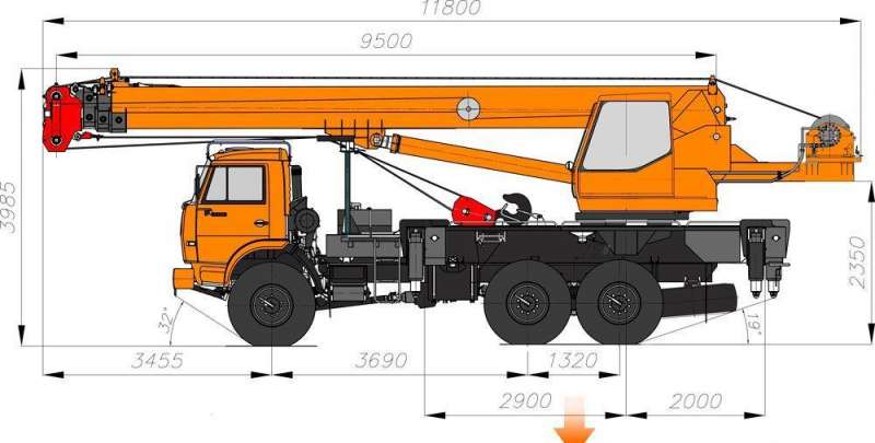 Автокран Клинцы КС-55713-5К-3