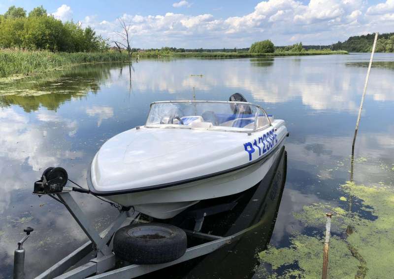 Нептун 450 + suzuki df50 + прицеп