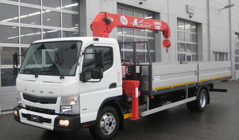 Fuso Canter (Mitsubishi) кран-манипулятор Unic 374