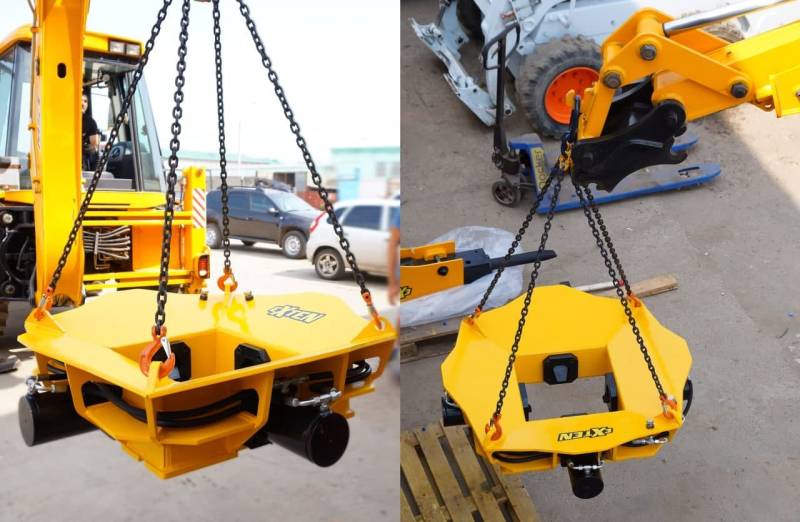 Обрубщик свай на экскаватор-погрузчик CAT 422