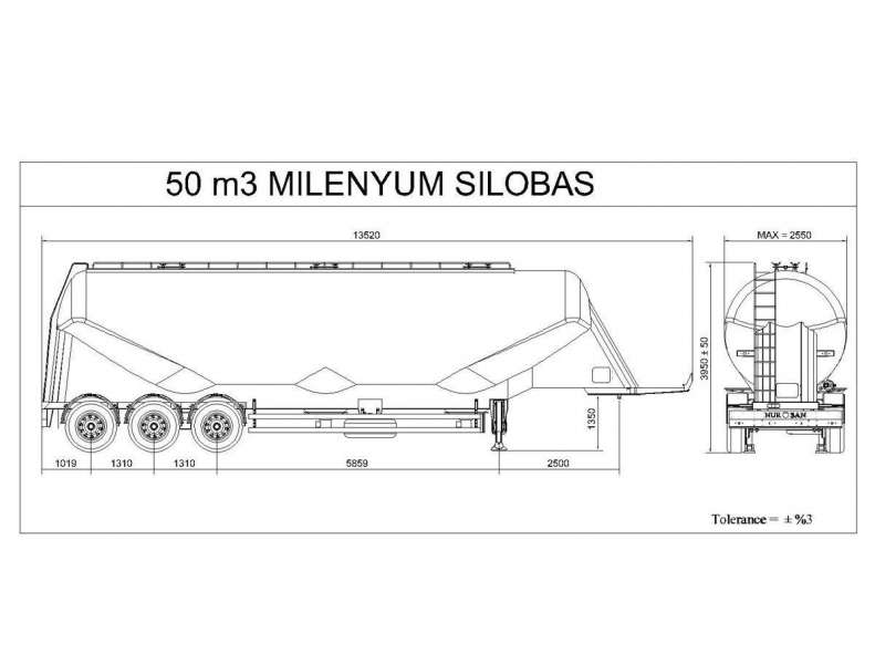 Полуприцеп кормовоз Dogan Yildiz DYF 48 м3, 2021