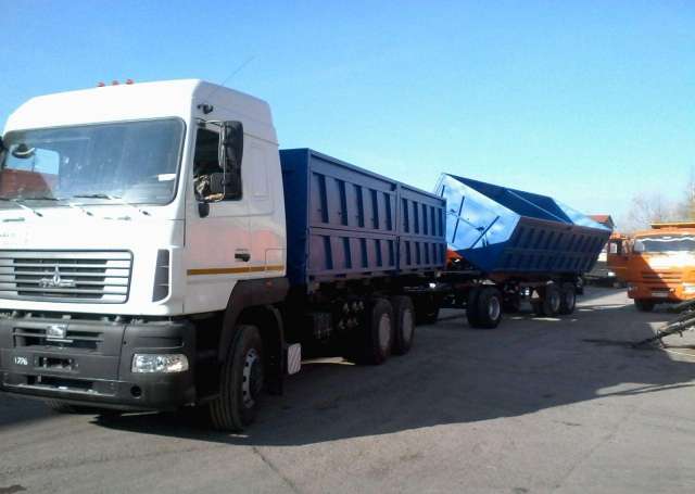 Маз Сельхозник с прицепом