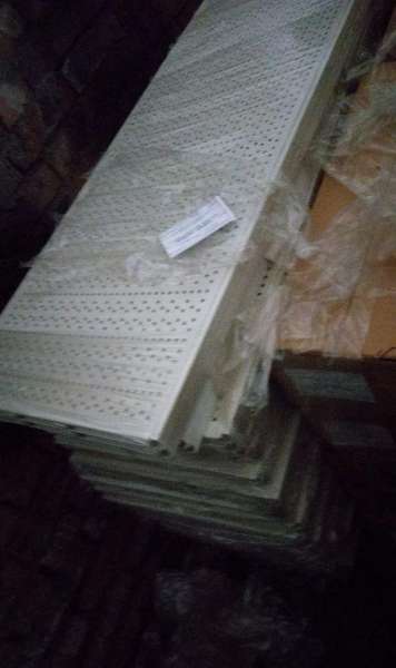 Задняя панель перфорированная 420х1250