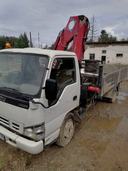 Грузовой автомобиль Isuzu NQR71P с КМУ HMF 1220 T3