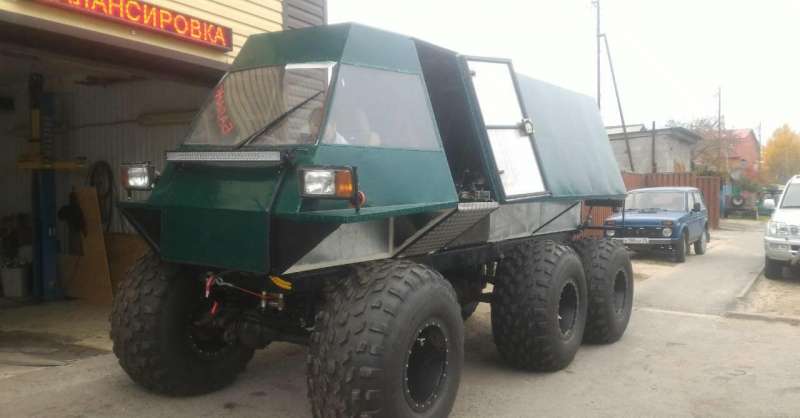 Снегоболотоход 6х6