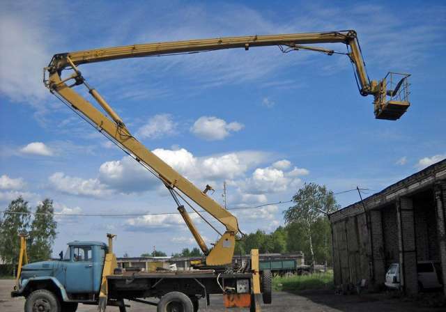 Автовышка ЗИЛ-130 / Агп-22.04, 22 м, отл. сост