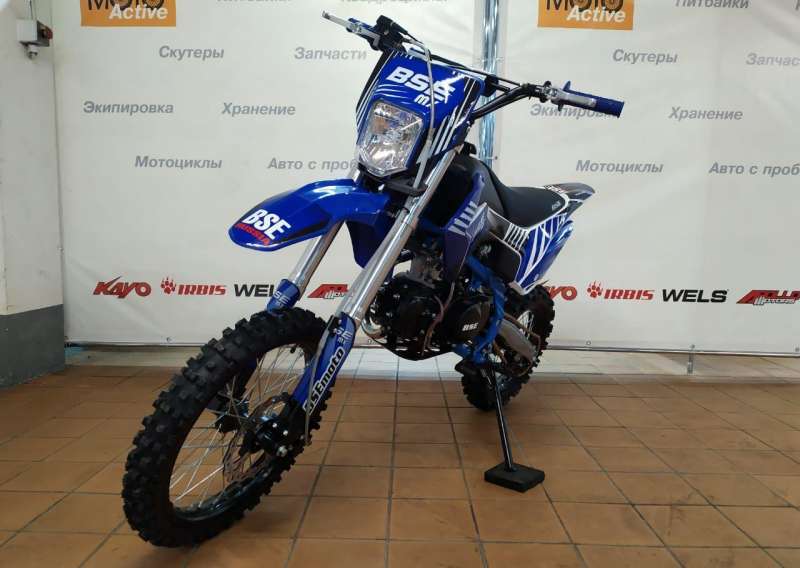 Питбайк BSE MX 125 1714 Racing 2020г синий