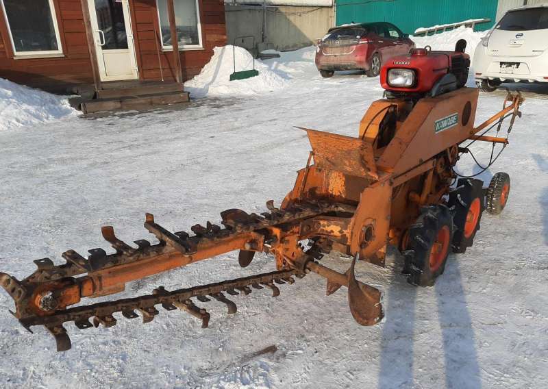 Самоходный траншеекопатель kawabe fvcs-25