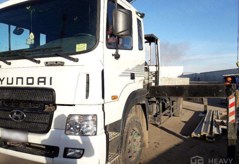 Кран-манипулятор hyundai HD170 / gold с кму hiab 1
