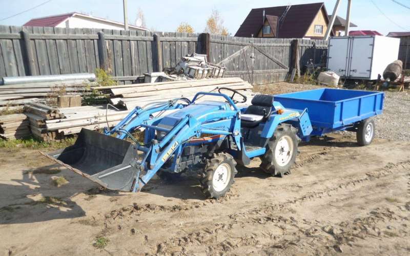 Японский мини-трактор Iseki TU155F