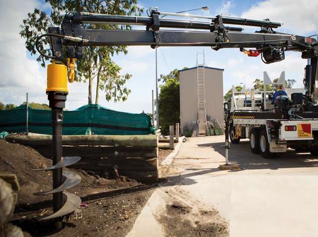 Бур на кран-манипулятор (любой0