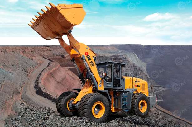 Фронтальный погрузчик O O K XZ678F гп 7т ковш 5,2м 3