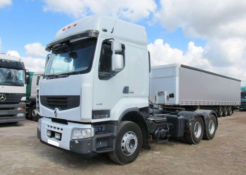 Renault Premium 6x4 Седельный тягач рессорный 2012