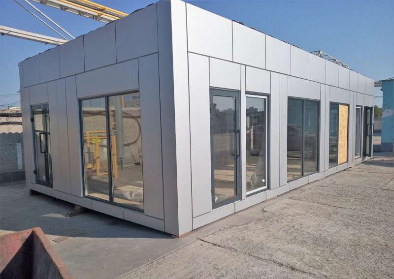 Новый торговый павильон площадью 72 кв.м