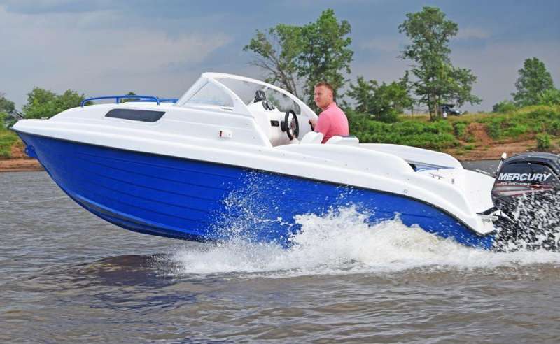 Новый каютный катер Неман 550 комбинированный