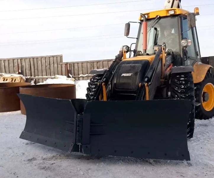 Снежный отвал с гидр. поворотом для JCB 455