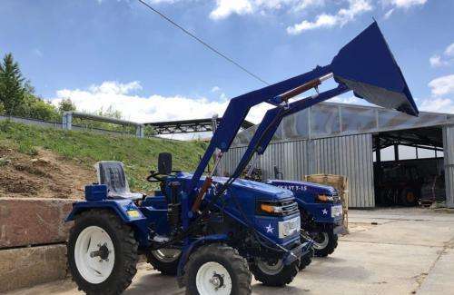 Фронтальный погрузчик скаут 300 кг на минитрактор