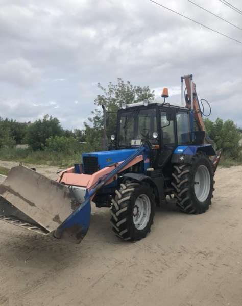 Экскаватор погрузчик беларус мтз 82п