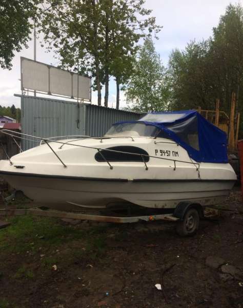 Тритон 540 с мотором 90л.с + телега