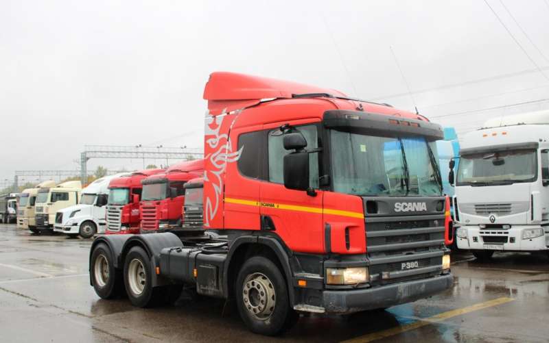 Тягач Скания 6х4 2008 Scania P380 PDE