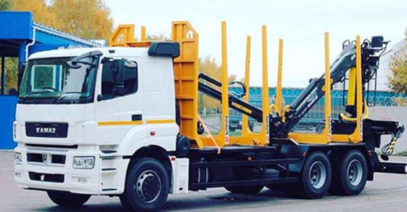 Камаз 65207 Сортиментовоз с кму