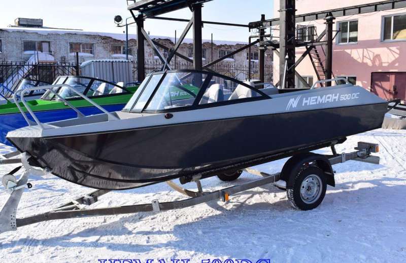 Новый алюминиевый катер Неман 500DC под ключ