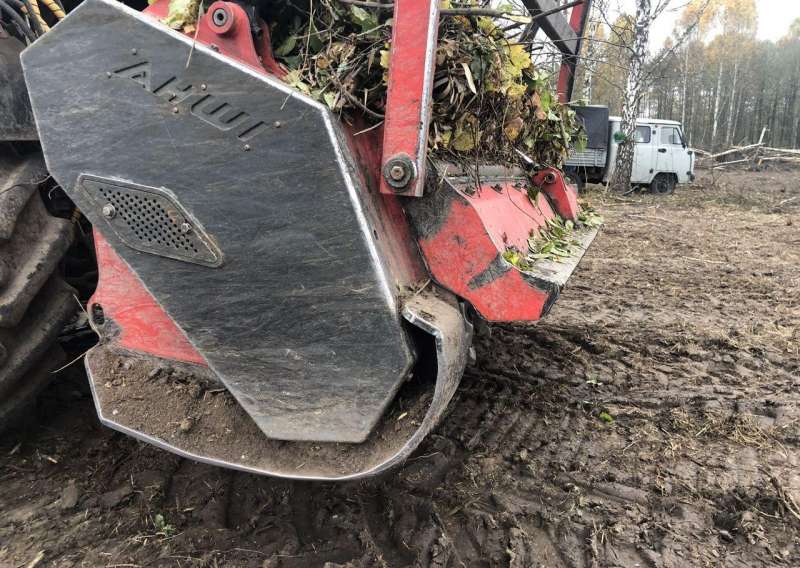 Уэс 2u280, полесье, Мульчер ahwi m550