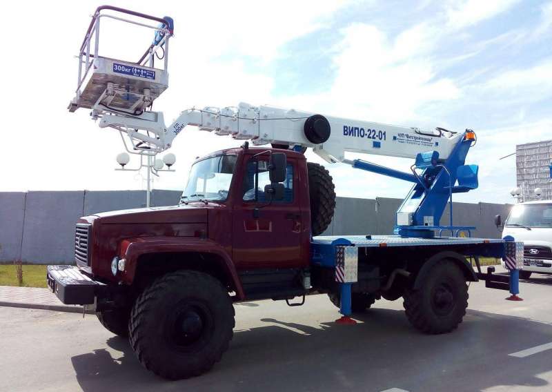 Автогидроподъемник випо-22-01 на базе газ-33088