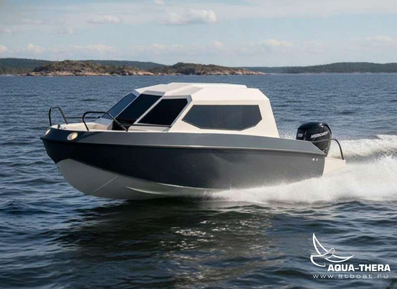 АМГ катер Хищник RK55 с реданом, кабинник под заказ