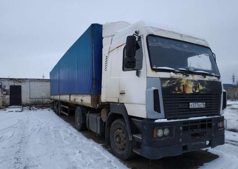 Маз 5440 сцепка