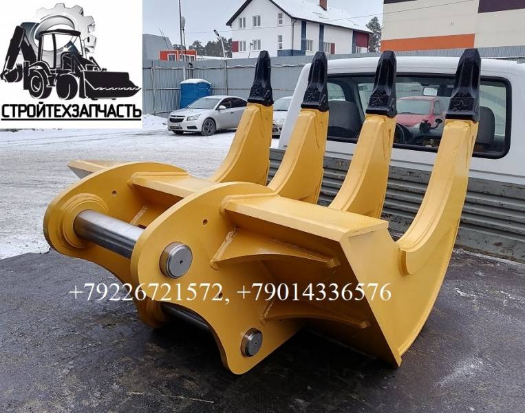 Jcb doosan volvo cat корчеватель 4-х зубый экскаватора