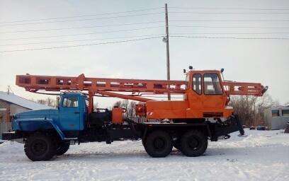 Бурильно-сваебойная машина бм-811 урал 6х6