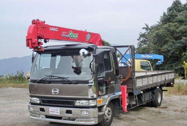 Hino ranger 2002 г Манипулятор кран борт 10 тонн