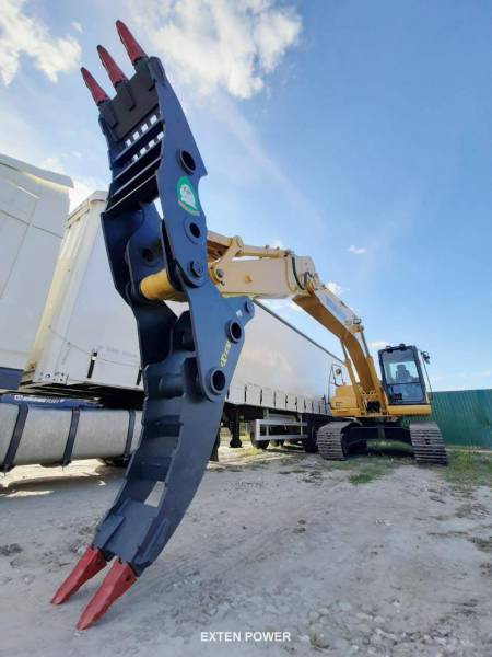 Захват для камней, леса на экскаватор Komatsu PC300