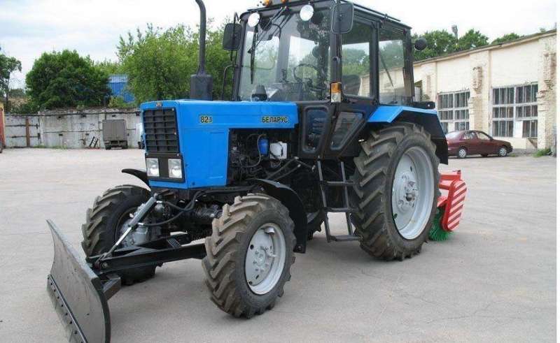 Снегоочиститель на базе мтз-82.1