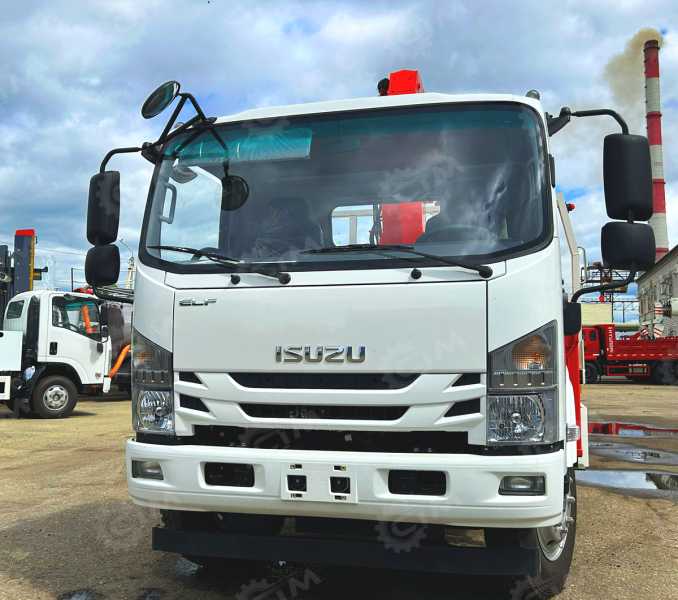 Новый Бортовой грузовик Isuzu 4x2 c КМУ UNIC URV505