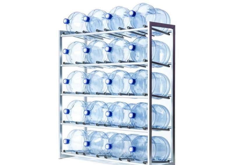 Стеллаж для 20-ти бутылей 19 литров