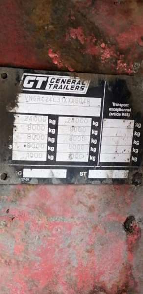 Прицеп контейнеровоз Huffermann HAR 24.70, 2003